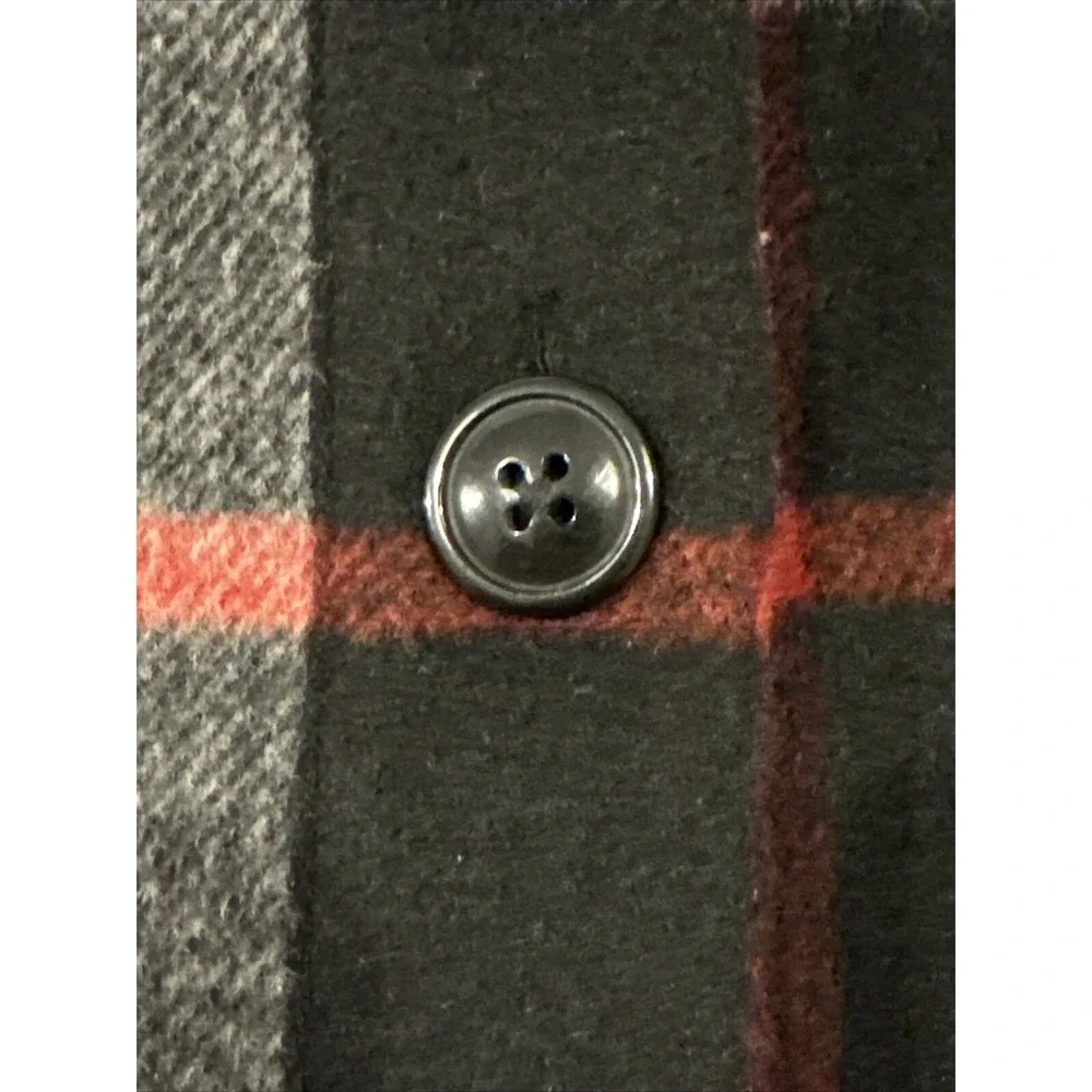 GAP KIDS BLACK Red PLAID Flannel Jacket SZ Large (10) New TAGS RETAIL‎ $88.00